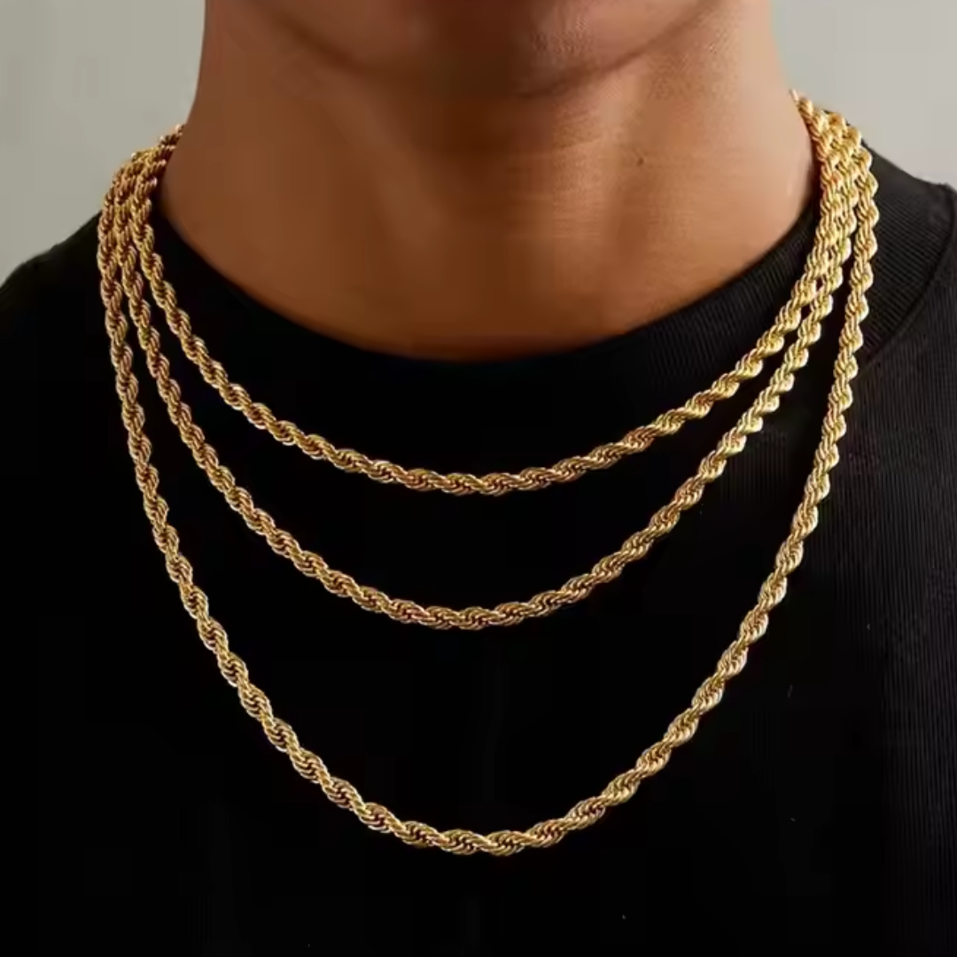 Colier pour homme en or